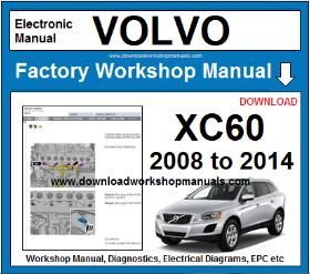 Volvo XC60 Workshop Service Repair Manual Download
